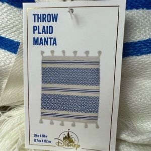 Disney plaid manta